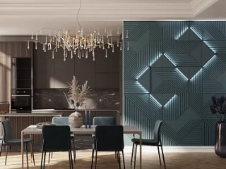 Гипсовые 3D панели для стен