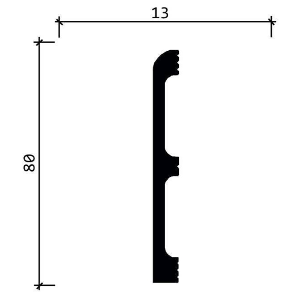 Плинтус DD706